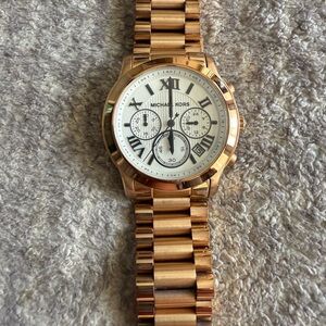 Michael Kors Rose Gold Chronograph Watch